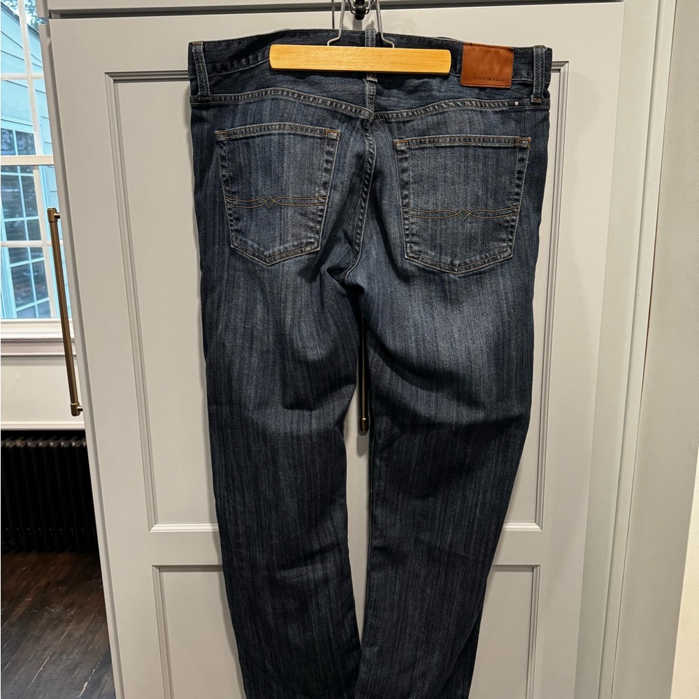 Lucky Brand Men's Deep Indigo Straight Jeans 36x31